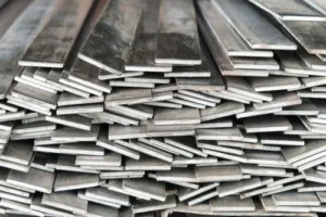 Cold drawn flat steel bars with uniform thickness and smooth finish, ideal for structural and industrial applications